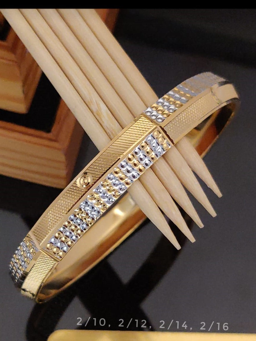 Gold Pure Silver Kada For Mens Price Unique Design Gold Silver Men