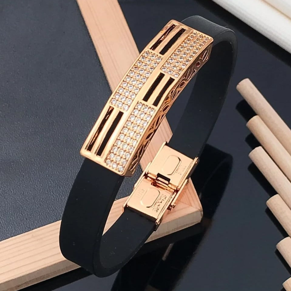 Bliss Goldan Black Loose Bracelet1