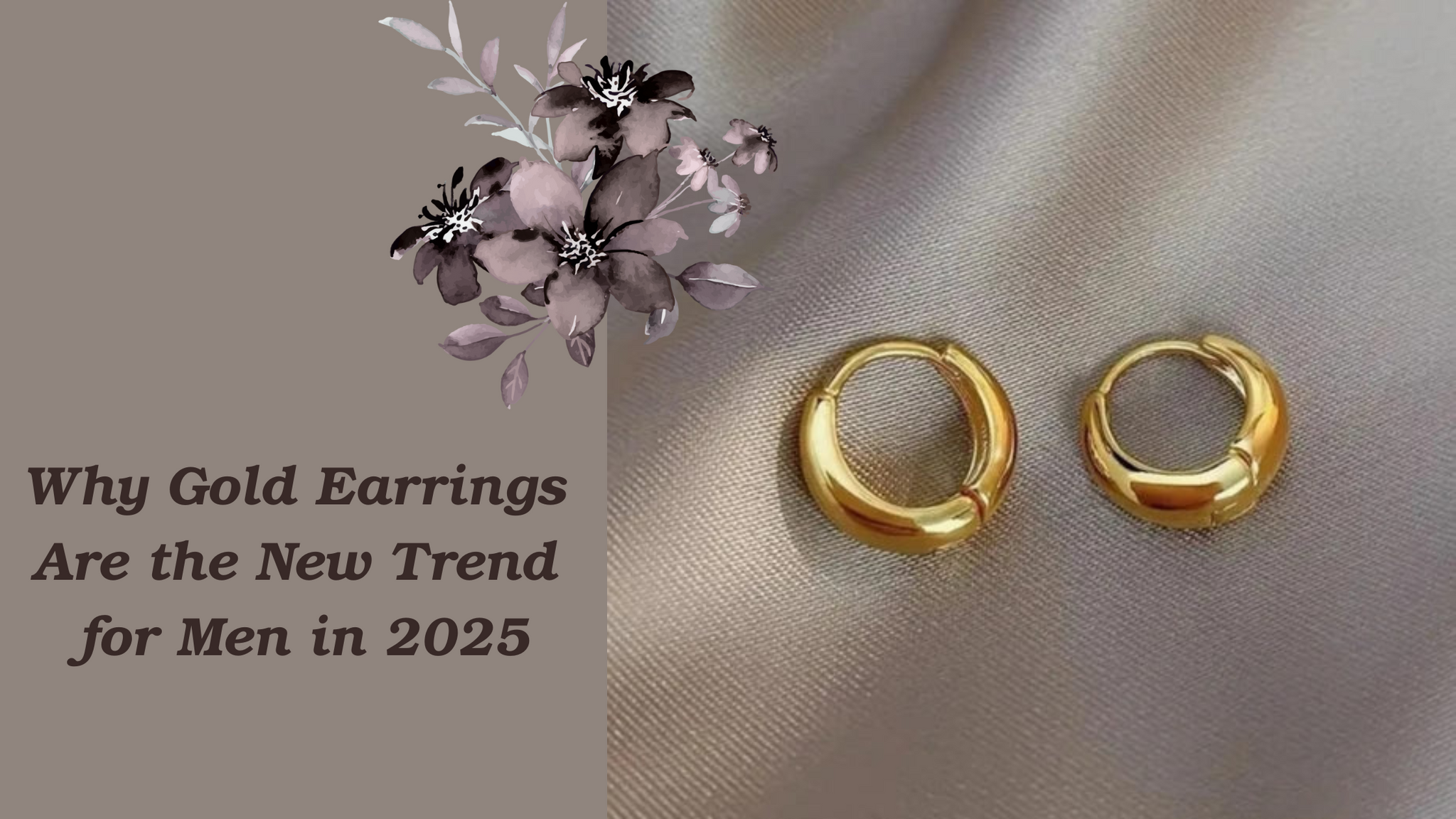 Why Gold Earrings Are the New Trend for Men in 2025