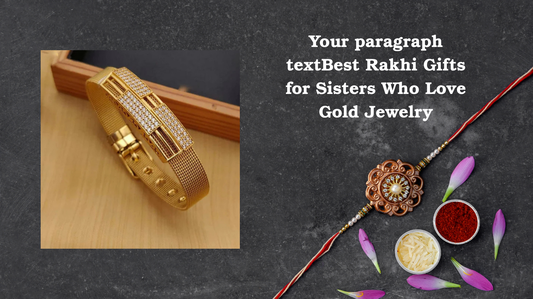 Best Rakhi Gifts for Sisters Who Love Gold Jewelry