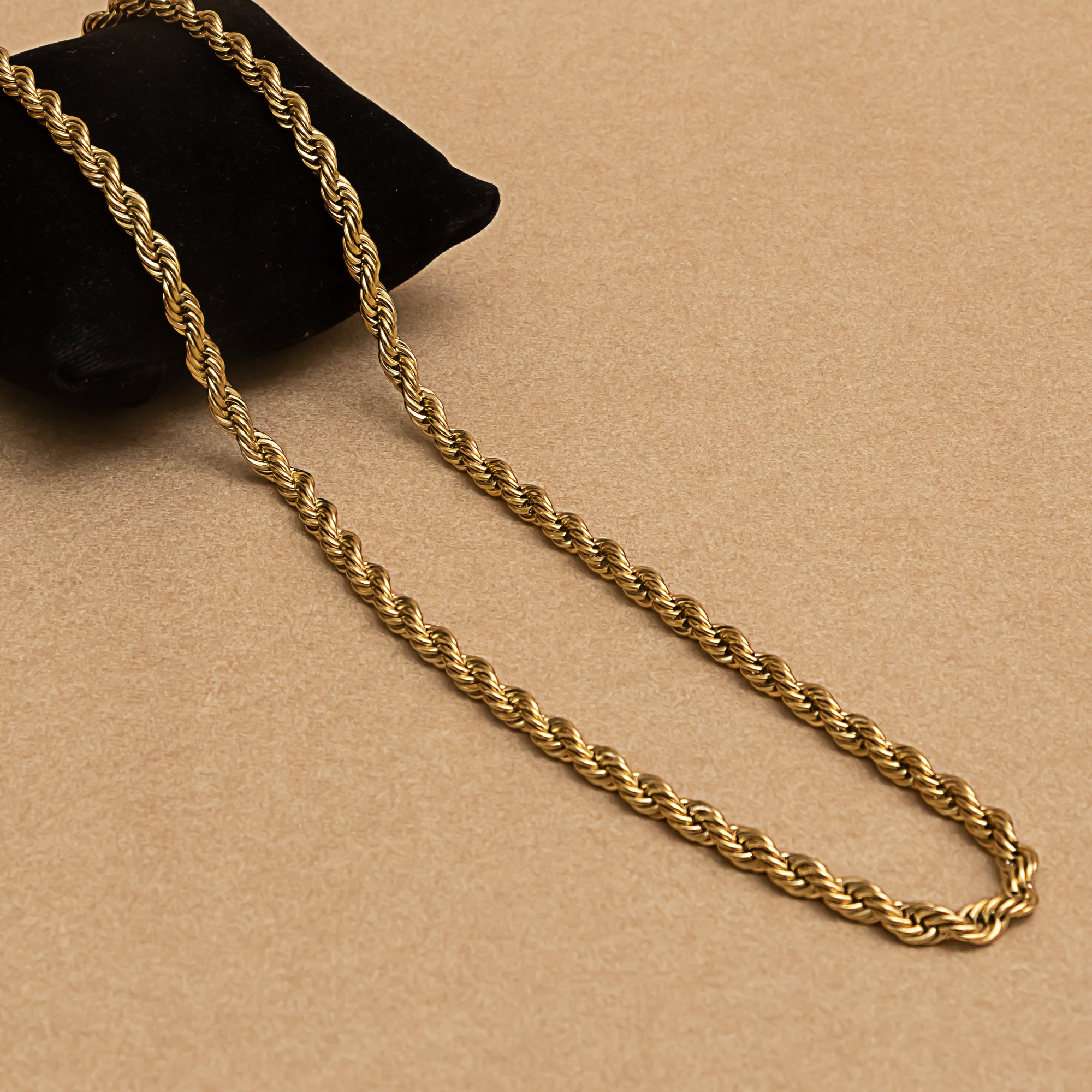 Men Gold Rope Chain