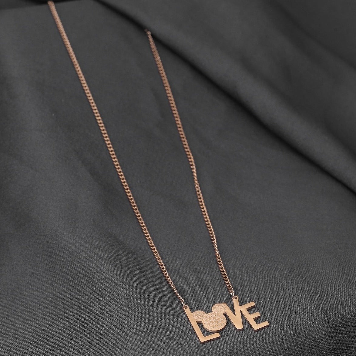 Classic Love Rose Gold Necklace
